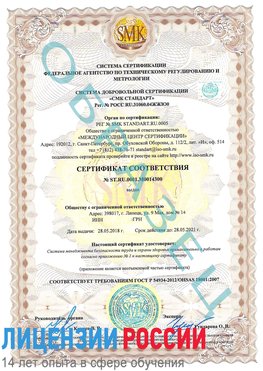 Образец сертификата соответствия Хилок Сертификат OHSAS 18001